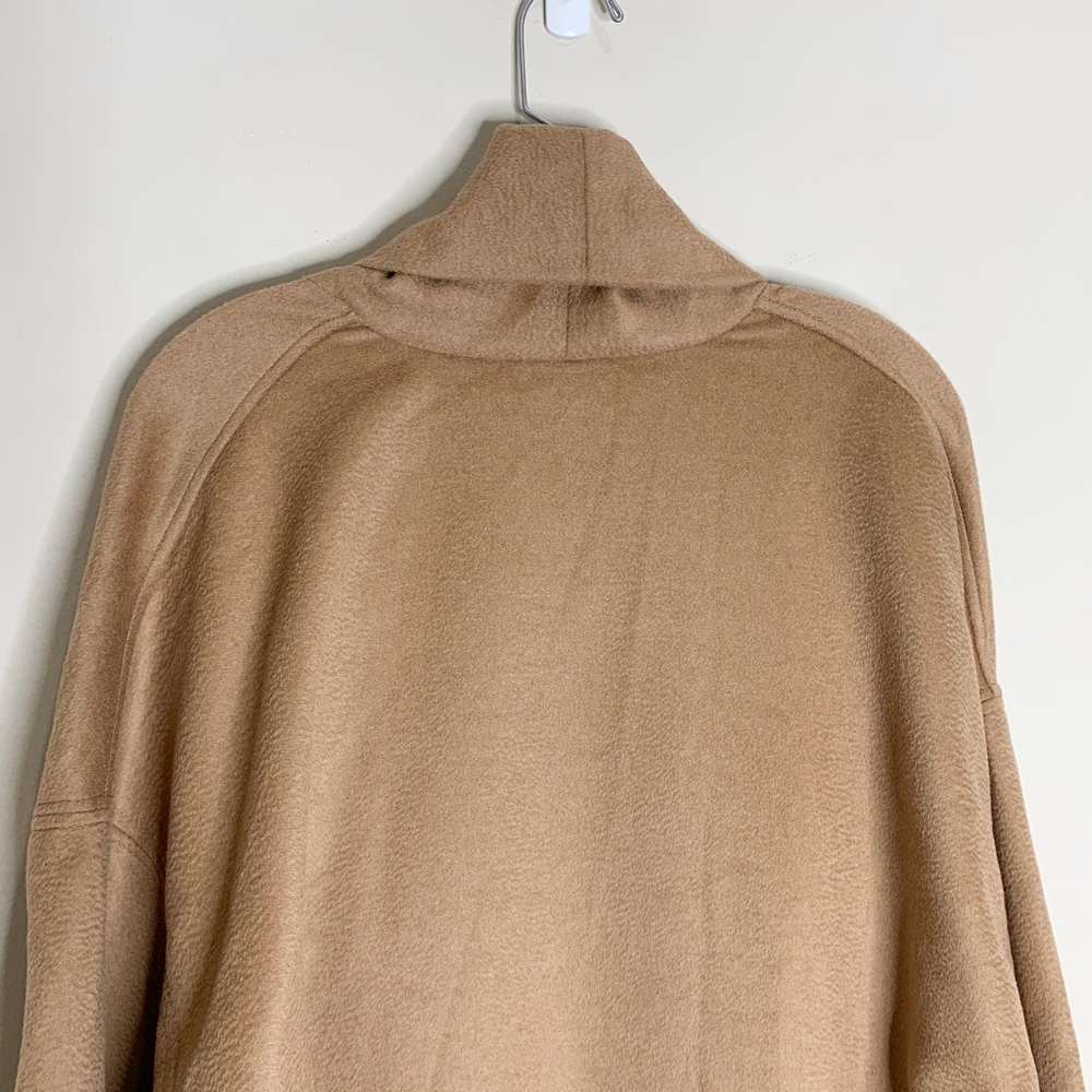 Nili Lotan Laight Wool Blend Duster Coat (Sz XS) Shawl Collar Tan Camel - Picture 14 of 16